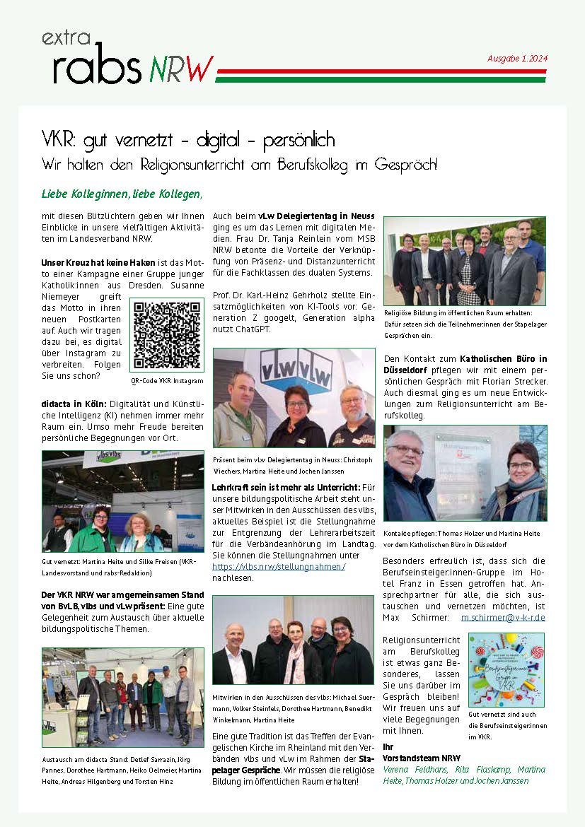 extra rabs 1_2024_NRW_Titelbild